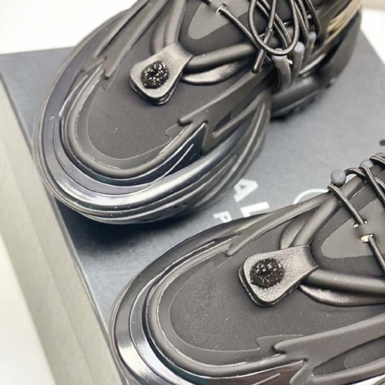 Balmain Calfskin Unicorn Low-top Sneakers Black Balmain Calfskin Unicorn Low-top Sneakers Black
