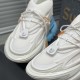 Balmain Unicorn Sneakers in Neoprene and Leather Blue Balmain Unicorn Sneakers in Neoprene and Leather Blue