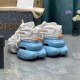Balmain Unicorn Sneakers in Neoprene and Leather Blue Balmain Unicorn Sneakers in Neoprene and Leather Blue