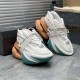 Balmain Unicorn Sneakers in Neoprene and Leather Green Balmain Unicorn Sneakers in Neoprene and Leather Green