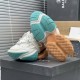 Balmain Unicorn Sneakers in Neoprene and Leather Green Balmain Unicorn Sneakers in Neoprene and Leather Green