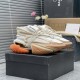 Balmain Unicorn Sneakers in Neoprene and Leather Orange Balmain Unicorn Sneakers in Neoprene and Leather Orange