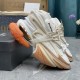 Balmain Unicorn Sneakers in Neoprene and Leather Orange Balmain Unicorn Sneakers in Neoprene and Leather Orange