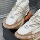 Balmain Unicorn Sneakers in Neoprene and Leather Orange Balmain Unicorn Sneakers in Neoprene and Leather Orange