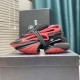 Balmain Calfskin Unicorn Low-top Sneakers Red Balmain Calfskin Unicorn Low-top Sneakers Red