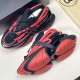 Balmain Calfskin Unicorn Low-top Sneakers Red Balmain Calfskin Unicorn Low-top Sneakers Red