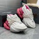 Balmain Unicorn Sneakers in Neoprene and Leather Rose Balmain Unicorn Sneakers in Neoprene and Leather Rose