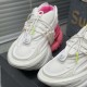 Balmain Unicorn Sneakers in Neoprene and Leather Rose Balmain Unicorn Sneakers in Neoprene and Leather Rose