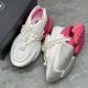 Balmain Unicorn Sneakers in Neoprene and Leather Rose Balmain Unicorn Sneakers in Neoprene and Leather Rose