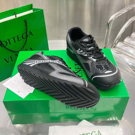 Bottega Veneta Orbit Sneaker Lightweight Technical Fabric and Mesh Black Bottega Veneta Orbit Sneaker Lightweight Technical Fabric and Mesh Black
