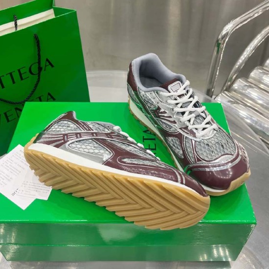 Bottega Veneta Orbit Sneaker Lightweight Technical Fabric and Mesh Brown Bottega Veneta Orbit Sneaker Lightweight Technical Fabric and Mesh Brown