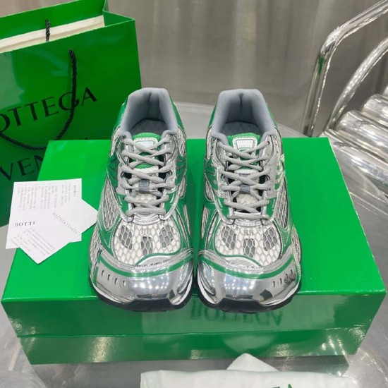 Bottega Veneta Orbit Sneaker Lightweight Technical Fabric and Mesh Green Bottega Veneta Orbit Sneaker Lightweight Technical Fabric and Mesh Green