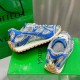 Bottega Veneta Orbit Sneaker Lightweight Technical Fabric Blue / Silver Bottega Veneta Orbit Sneaker Lightweight Technical Fabric Blue / Silver