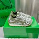 Bottega Veneta Orbit Sneaker Lightweight Technical Fabric Mud / White Bottega Veneta Orbit Sneaker Lightweight Technical Fabric Mud / White