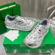 Bottega Veneta Orbit Sneaker Lightweight Technical Fabric and Mesh Silver Bottega Veneta Orbit Sneaker Lightweight Technical Fabric and Mesh Silver