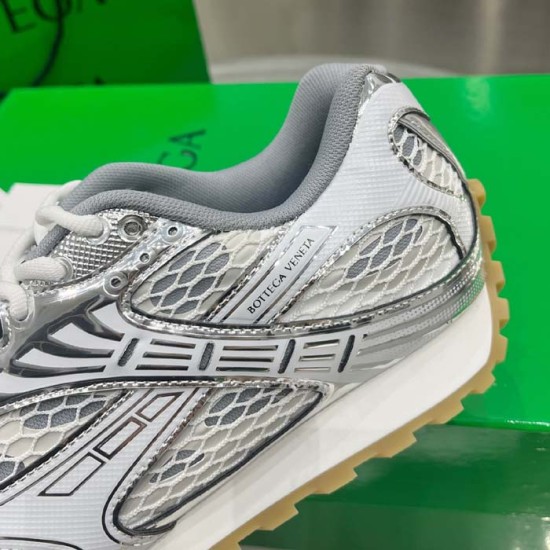 Bottega Veneta Orbit Sneaker Lightweight Technical Fabric and Mesh Silver Bottega Veneta Orbit Sneaker Lightweight Technical Fabric and Mesh Silver