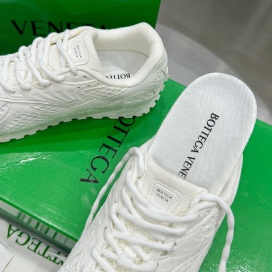 Bottega Veneta Orbit Sneaker Lightweight Technical Fabric and Mesh White Bottega Veneta Orbit Sneaker Lightweight Technical Fabric and Mesh White