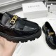 Celine Margaret Loafer with Triomphe Chain in Polished Bull Celine Margaret Loafer with Triomphe Chain in Polished Bull