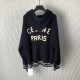 Celine college hooded sweater in wool navy Celine college hooded sweater in wool navy
