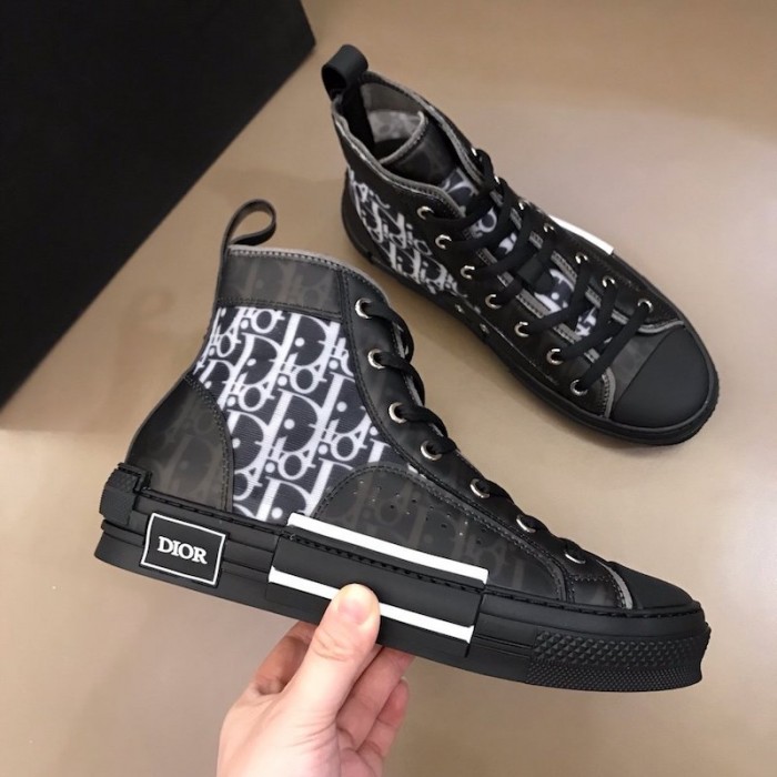 dior shoes black