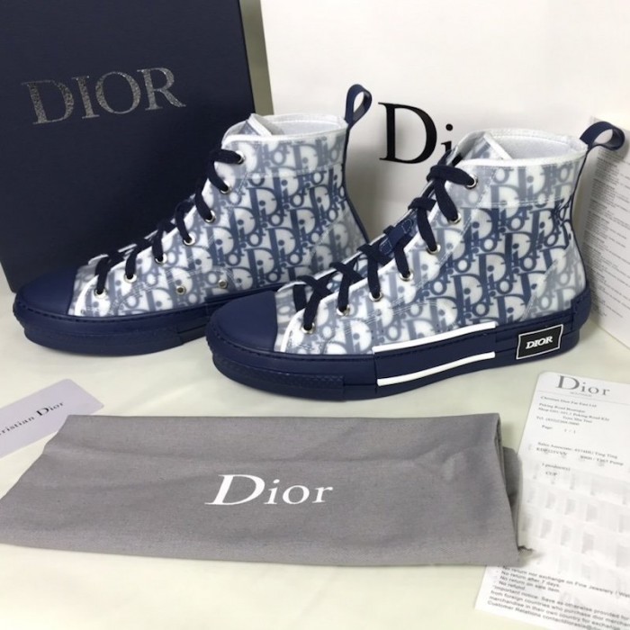 blue dior sneakers