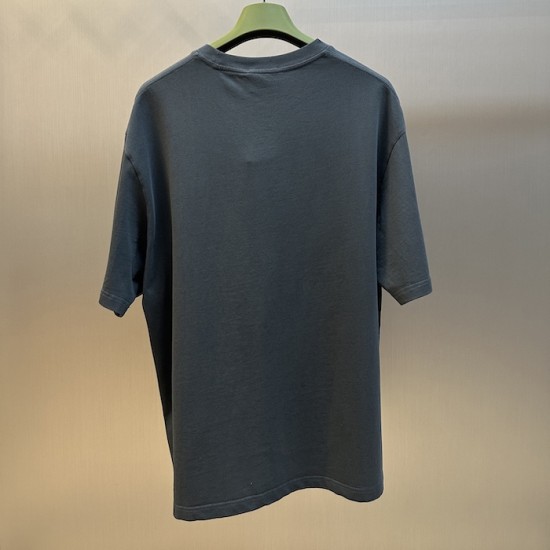 Gucci Embroidered cotton jersey T-shirt Dark Grey Gucci Embroidered cotton jersey T-shirt Dark Grey