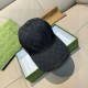 Gucci Original GG canvas baseball hat with Web Black Gucci Original GG canvas baseball hat with Web Black