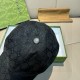Gucci Original GG canvas baseball hat with Web Black Gucci Original GG canvas baseball hat with Web Black
