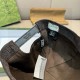 Gucci Original GG canvas baseball hat with Web Black Gucci Original GG canvas baseball hat with Web Black