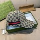 Gucci Original GG canvas baseball hat with Web Blue Gucci Original GG canvas baseball hat with Web Blue
