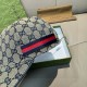 Gucci Original GG canvas baseball hat with Web Blue Gucci Original GG canvas baseball hat with Web Blue