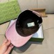 Gucci Original GG canvas baseball hat with Web Pink Gucci Original GG canvas baseball hat with Web Pink