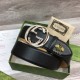 Gucci GG belt with Interlocking G buckle with Bee Gucci GG belt with Interlocking G buckle with Bee