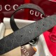 Gucci GG belt with Interlocking G buckle Black Gucci GG belt with Interlocking G buckle Black