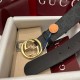 Gucci GG belt with Interlocking G buckle Black Gucci GG belt with Interlocking G buckle Black