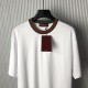 Gucci Jersey T-shirt with Web White Gucci Jersey T-shirt with Web White