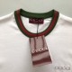 Gucci Jersey T-shirt with Web White Gucci Jersey T-shirt with Web White