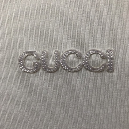 Gucci Jersey T-shirt with Web White Gucci Jersey T-shirt with Web White