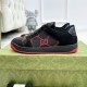 Gucci GG Screener Trainer Black Suede Gucci GG Screener Trainer Black Suede