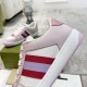 Gucci GG Screener Trainer Pink Suede Gucci GG Screener Trainer Pink Suede