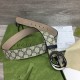 Gucci GG Supreme belt with G buckle Blue Gucci GG Supreme belt with G buckle Blue