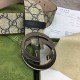 Gucci GG Supreme belt with G buckle Blue Gucci GG Supreme belt with G buckle Blue