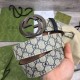 Gucci GG Supreme belt with G buckle Blue Gucci GG Supreme belt with G buckle Blue