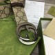Gucci GG Supreme belt with G buckle Brown Gucci GG Supreme belt with G buckle Brown