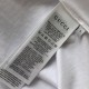 Luxury Replica Gucci Embroidered Cotton T-Shirt Front View Replica Gucci white cotton jersey T-shirt with red/green embroidery design
