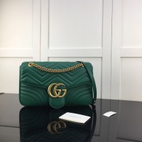Gucci GG Marmont medium shoulder bag Green ‎443496