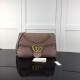 Gucci GG Marmont medium shoulder bag nude 443496 Gucci GG Marmont medium shoulder bag nude 443496