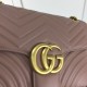 Gucci GG Marmont medium shoulder bag nude 443496 Gucci GG Marmont medium shoulder bag nude 443496