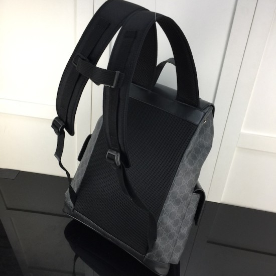 Gucci GG Supreme canvas black backpack 495563 Gucci GG Supreme canvas black backpack 495563
