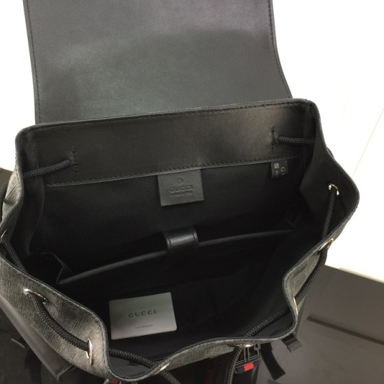 Gucci GG Supreme canvas black backpack 495563 Gucci GG Supreme canvas black backpack 495563